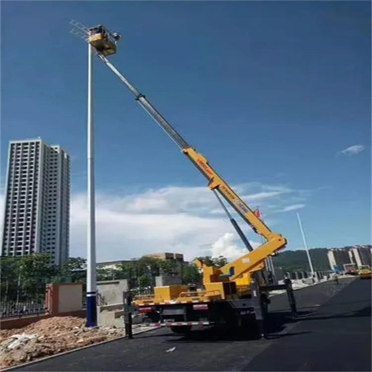 肥城维修路灯的曲臂升降车出租