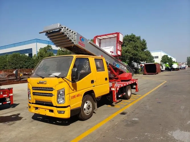 肥城附近云梯车出租 砂石搬运